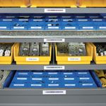 Dymo Rhino Vinyl Tape 19Mm Blk/Wht