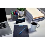 Dymo D1 Labelmaker Tape 9Mm Blk/Blu