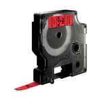 Dymo D1 Labelmaker Tape 9Mm Blk/Red