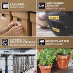 Dymo D1 Labelmaker Tape 12Mm Blk/Blu