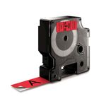 Dymo D1 Labelmaker Tape 19Mm Blk/Red