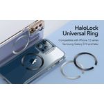 Esr Halolock Univring Slv/Blk Pk2