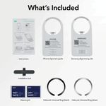 Esr Halolock Univring Slv/Blk Pk2