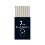 Eurowrap Cellophane Roll 2M Clr Pk49