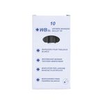 Dry Wipe Markers Bullet Tip Blk Pk10