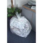 Bin Liner Shdut 190L Clr Pk100