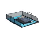 Wire Mesh Letter Tray Black
