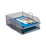 Mesh Ltr Tray Stkb Portrait Fc Slv