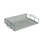 Mesh Letter Tray Stkb Lcap Fc Slv