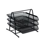 Mesh Ltr Tray Stkb Portrait Fc Black
