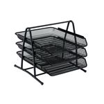 Mesh Ltr Tray Stkb Portrait Fc Black