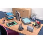 Mesh Ltr Tray Stkb Portrait Fc Slv
