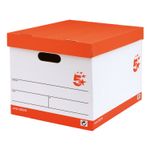 Office Storage Box Red/Wht Pk10