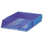 Letter Tray Hi Polystyrene Fc Blue