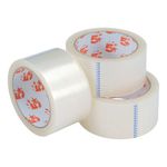 Clear Tape Roll Large 48Mmx66M Pk3
