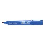 Perm Marker Smear Proof Blue Pk12