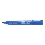Perm Marker Smear Proof Blue Pk12