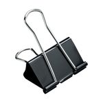 Foldback Clips 25Mm Black Pk12