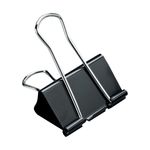 Foldback Clips 25Mm Black Pk12