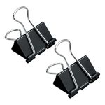 Foldback Clips 32Mm Black Pk12