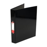 2 O-Ring Binders A4 Blk Pk10