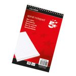 Shand Pad Ruled Red Pk10
