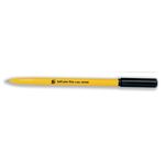 Ball Pen Ylw Barrel Fine Black Pk50