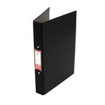 2 O-Ring Binder A4 Blk Pk10