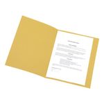 Sq Cut Folder 250Gsm A4 Ylw Pk100