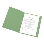 Sq Cut Folder 250Gsm A4 Grn Pk100