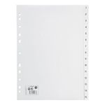 Index 1-15 Multipunched 120Mi A4 Wht