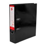 Lever Arch File A4 Black Pk10