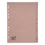 Eco Index A-Z Card A4 Buff Pk20