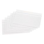 Recd Cards 5X3In 127X76Mm Wht Pk100