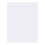 Memo Pad 60Gsm Ruled 160Pp Wht Pk10
