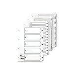 Index A-Z 26Part Mpch Tab A4 White