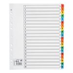 Maxi Index 1-20 Tab Ext Wide A4+ Wht