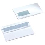 Env Wlt Wdw 90Gsm Dl White Pk500