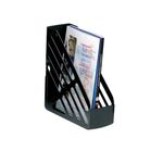 Magazine Rack File Foolscap Black