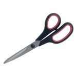 Scissors 210Mm Rubber/Ssteel Blk/Red