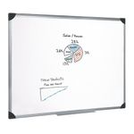 Whiteboard Drywipe Mag 1800X1200Mm