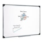 Whiteboard Drywipe Mag 1800X1200Mm