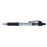 Retr Grip Ball Pen Blk Pk10