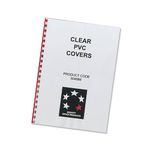 Comb Bndg Covers Pvc A4 Clr Pk100