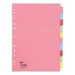 Subject Dvdr 10Part Card A4 Pk10