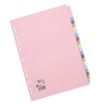 Subject Dvdr 20Part Card A4 Pk10