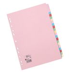 Subject Dvdr 20Part Card A4 Pk10