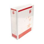 A4 Pres Ring Binder Wht Pk10
