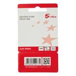 Standard Index Flags 25X45Mm Red Pk5