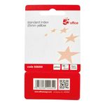 Standard Index Flags 25X45Mm Ylw Pk5
